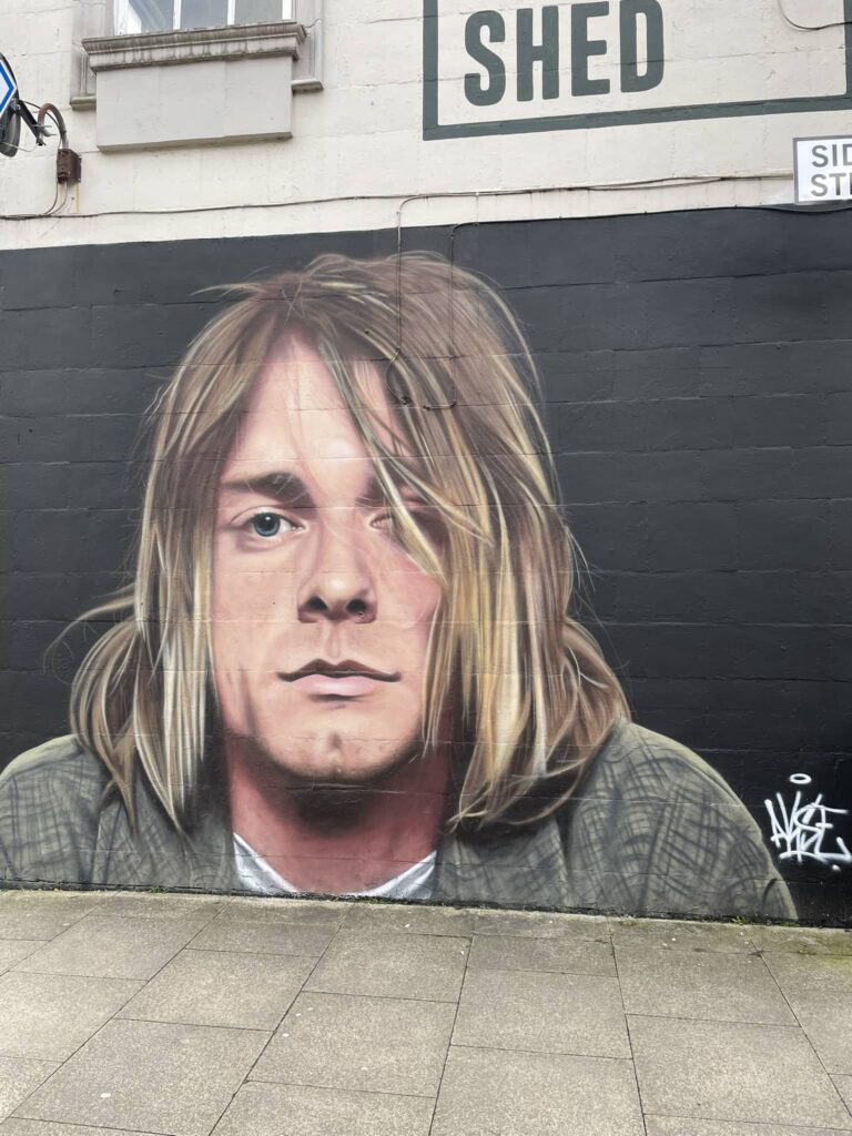 murales kurt cobain manchester